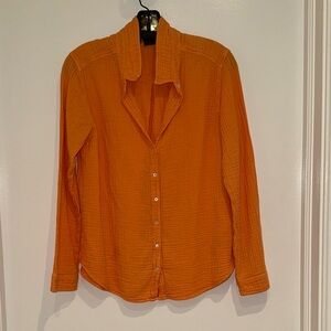 XiRENA Vibrant Orange Blouse